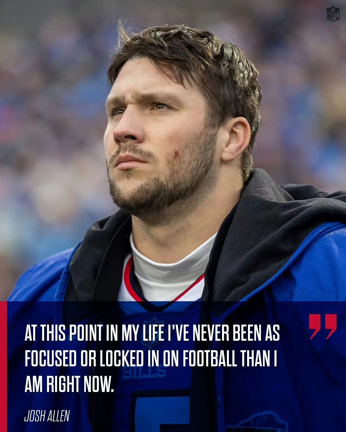 Le quart-arrière le plus prometteur Josh Allen